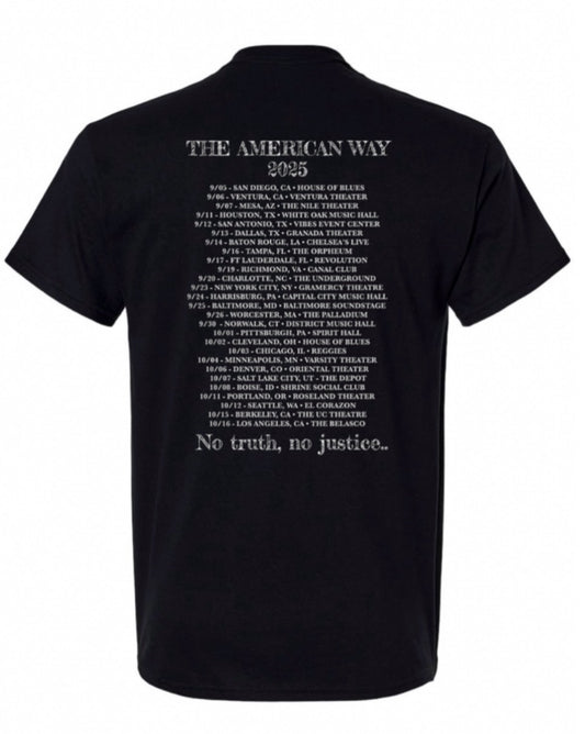 THE AMERICAN WAY 2025 US TOUR T-SHIRT
